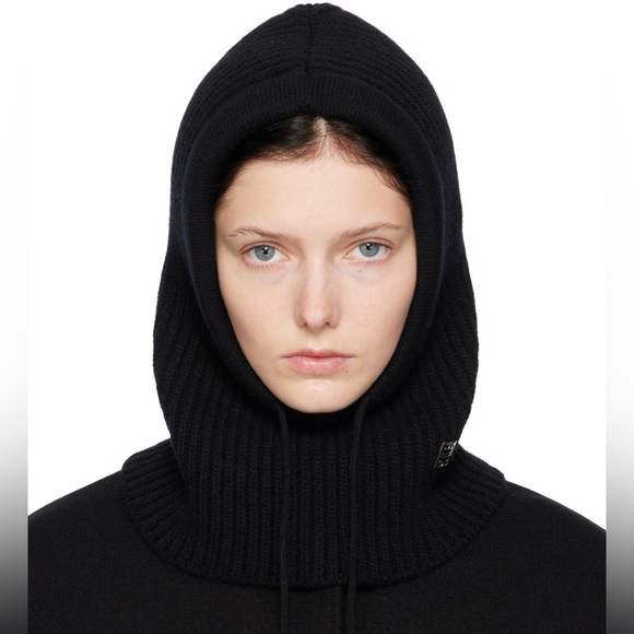New Givenchy Balaclava Hood 4G Logo Wool Cashmere - Picture 1 of 13